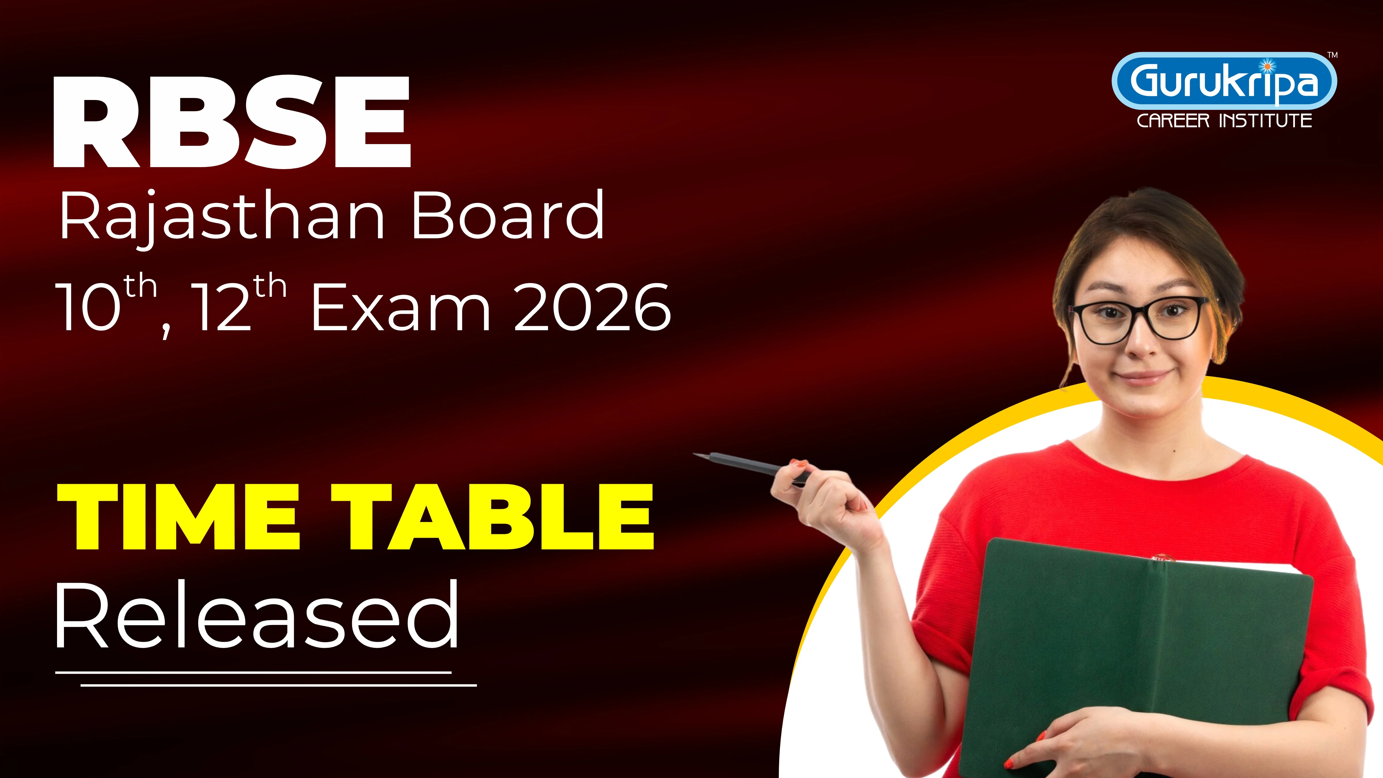 RBSE Rajasthan Board 10th, 12th Exam 2026 Time Table Released