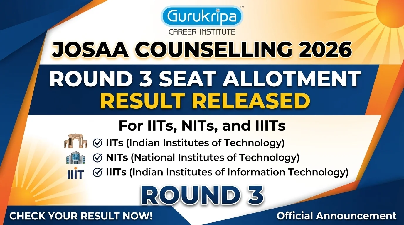 JoSAA Counselling 2026 Round 3 Seat Allotment Released: Cut-Offs Rise for Lower Branches at Top IITs